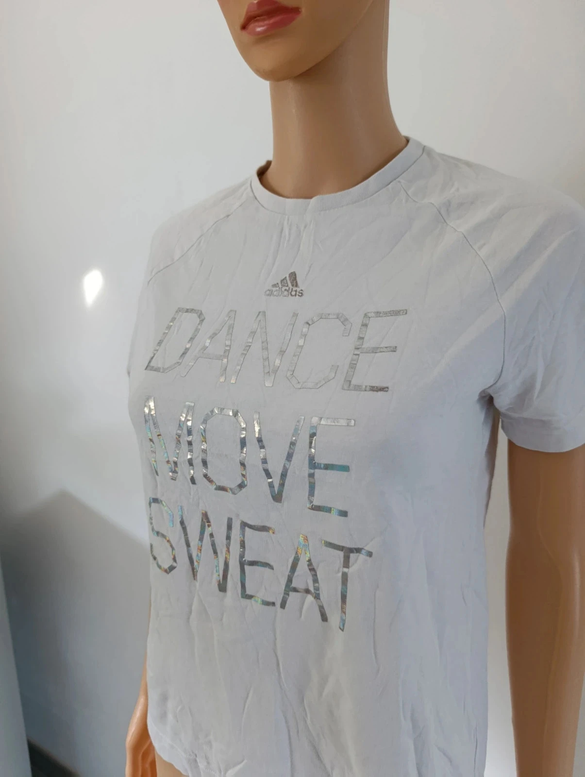 T-shirt Adidas branco Dance Move Sweat – 11/12 anos – photo 4